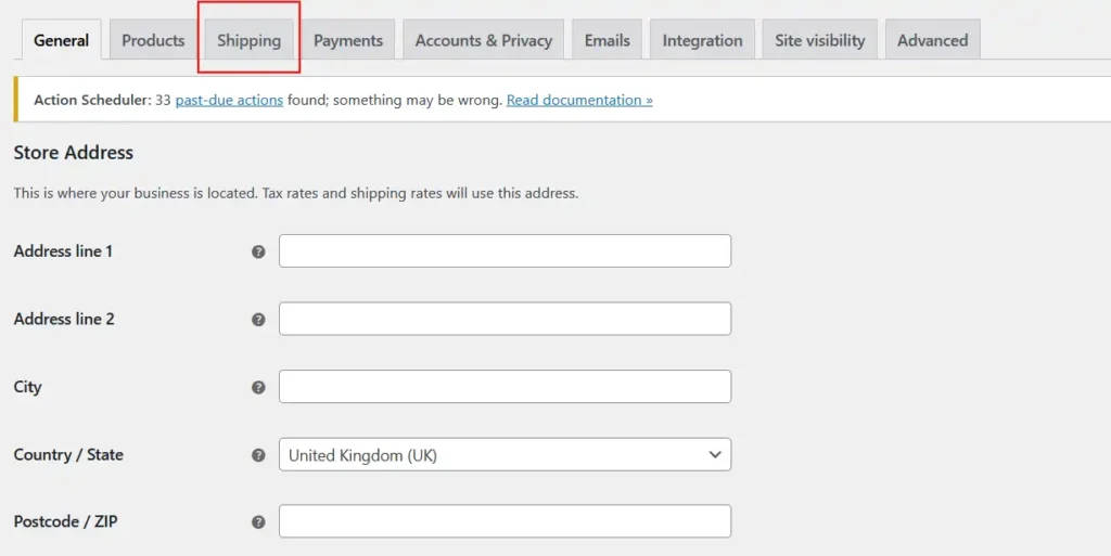 Using Shipping Zones to Limit Display