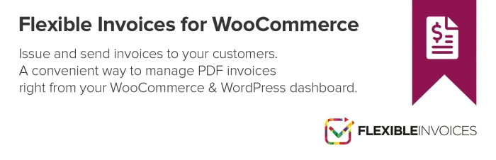 Flexible PDF Invoices for WooCommerce & WordPress Plugin