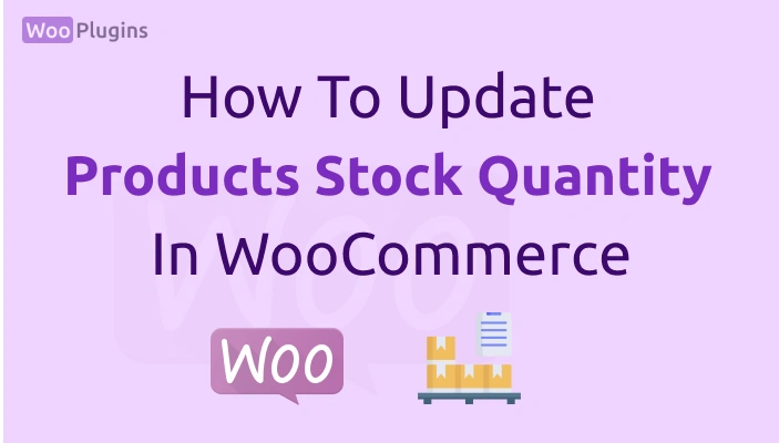 How to Update Products Stock Quantity in WooCommerce