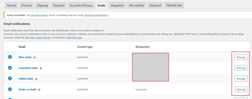 Built-in WooCommerce Emails Customization Tool