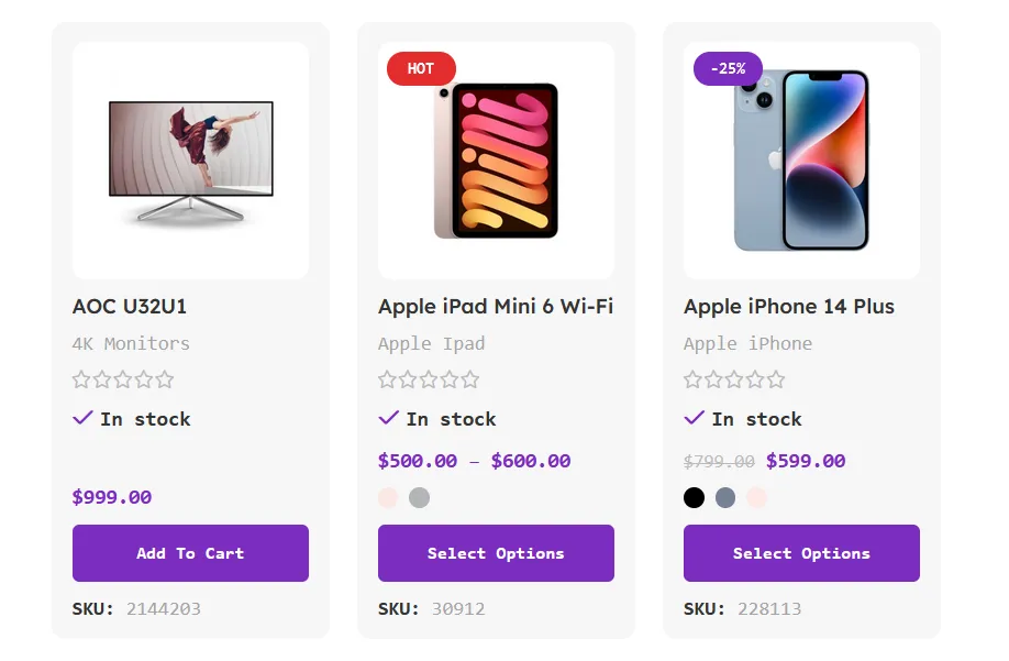 Display Multiple Products By WooCommerce Shortcode