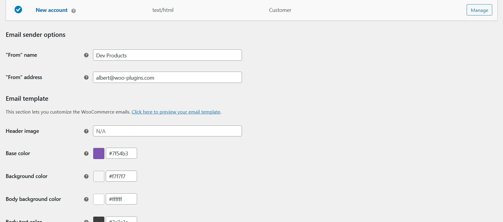 Built-in WooCommerce Emails Brand Customization