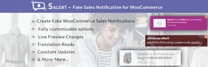 Fake notification website | Free fake sales notifications